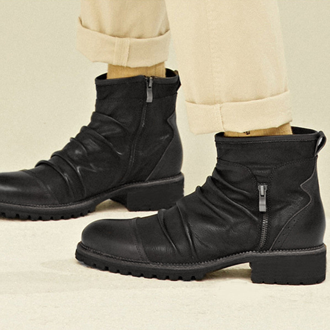 Northern Bow Zip Ankle Boots