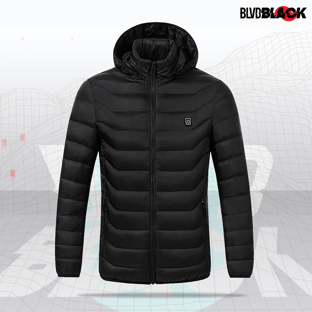 Men's thermal Jacket with hood, breathable and water repellent - Trekking